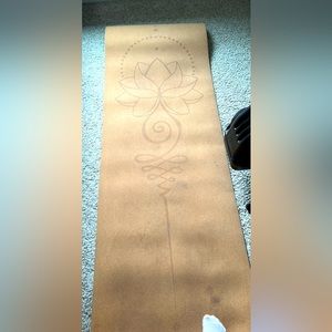 Cork yoga Mat and mat carrier